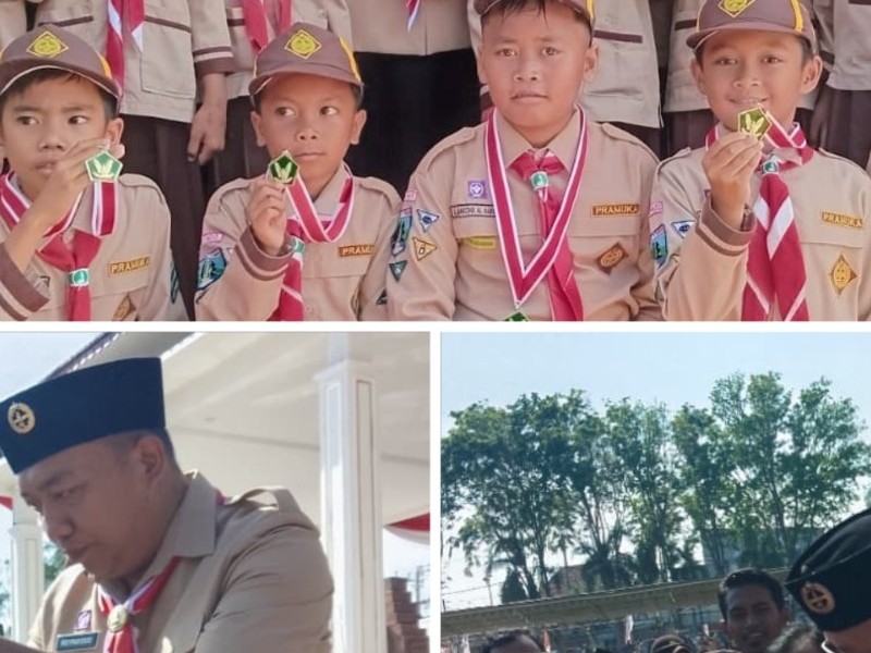 APEL HARI PRAMUKA KE 65 & PENGUKUHAN PRAMUKA GARUDA 2026 TERHADAP 11 SISWA SDN 3 SELETRENG OLEH BUPATI DAN WAKIL BUPATI SITUBONDO